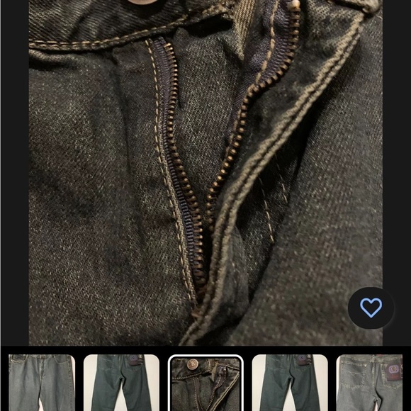 Karizma Collections  Men's Jeans Size 40/32 Vintage Blue Wash - Picture 9 of 16